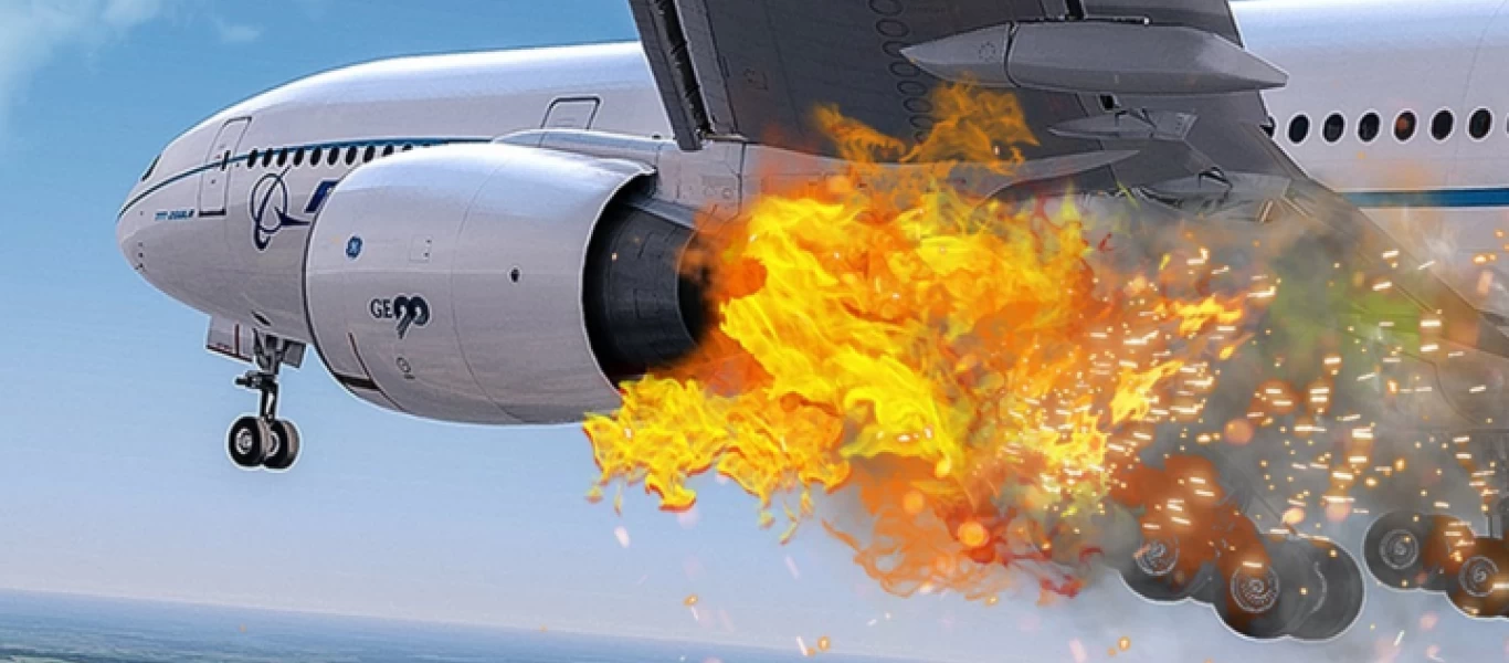 Χαβάη: «Πανικός» σε στρατιωτική πτήση - Έπιασε φωτιά ένας από τους κινητήρες (βίντεο)